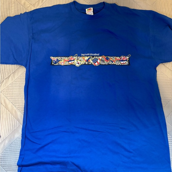 Hang Loose International Blue Tshirt Size Large Mens - Picture 1 of 4
